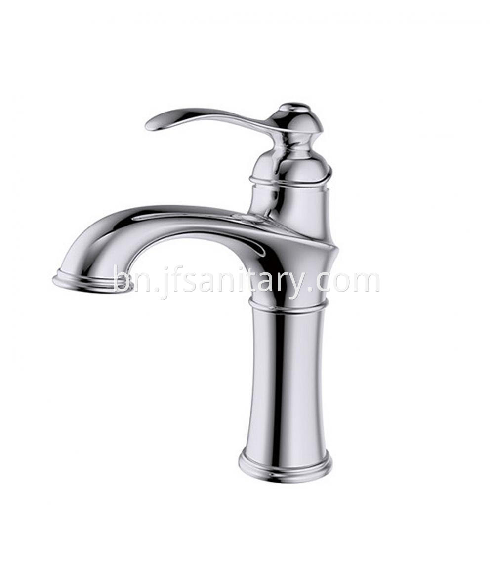 High Grade Basin Faucet Chrome Finish Single Lever